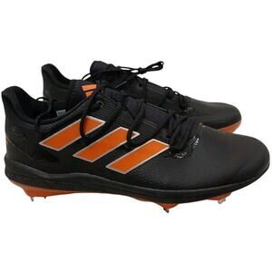 Adidas Adizero Baseball Cleats Men's Sz 13.5 Afterburner Black Orange BRAND NEW!